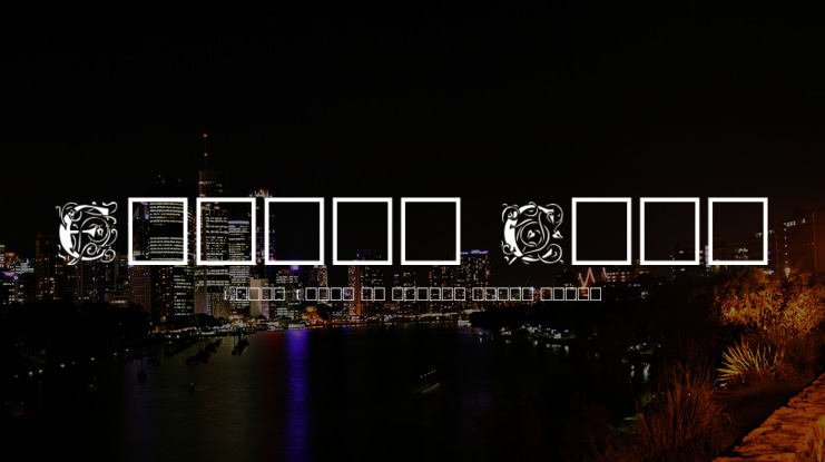 Eileen Caps Font Family