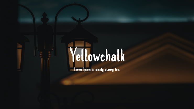 Yellowchalk Font