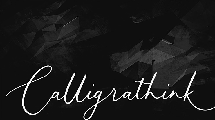 Calligrathink Font