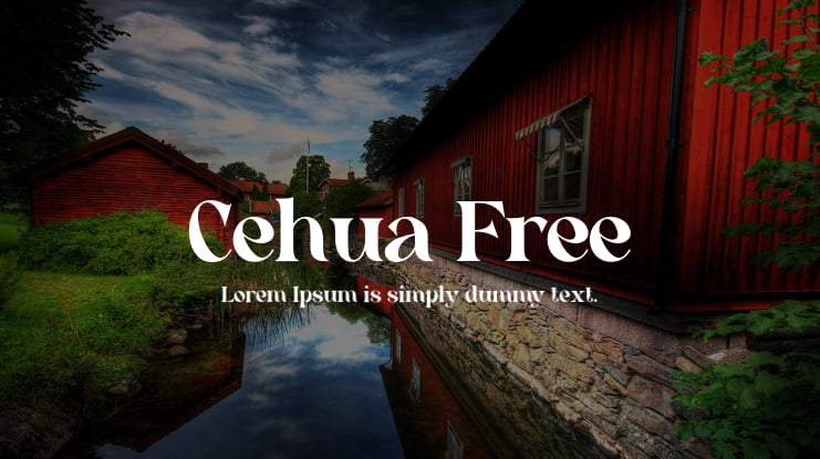 Cehua Free Font