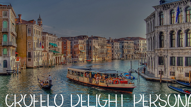 Crofelo Delight Personal Use Font