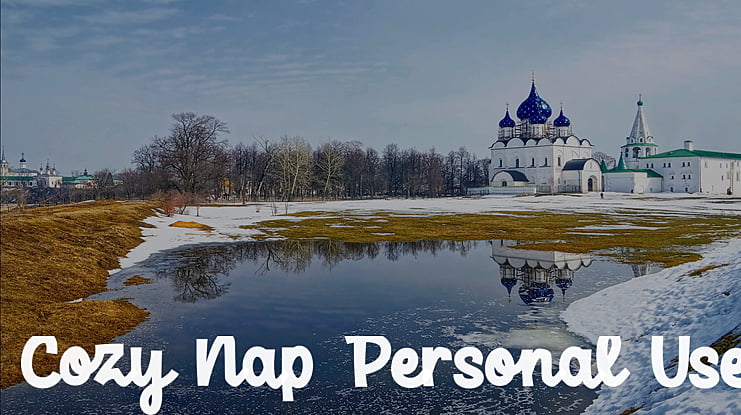 Cozy Nap Personal Use Font