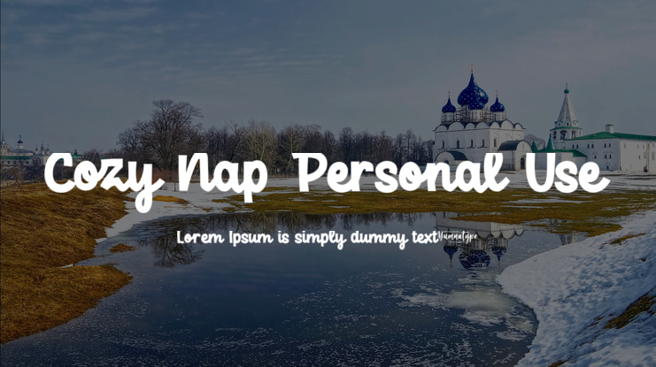 Cozy Nap Personal Use Font