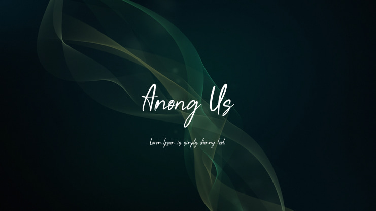 Among Us Font