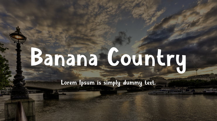 Banana Country Font