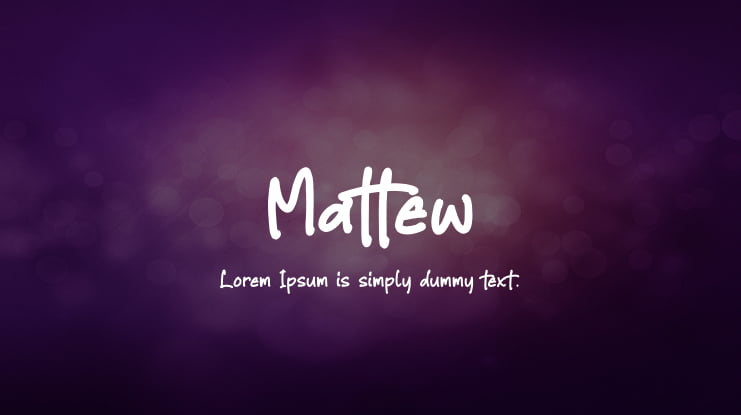 Mattew Font