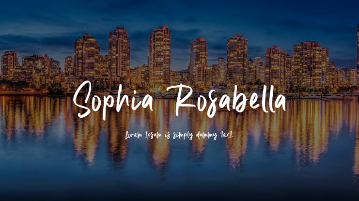 Sophia Rosabella Font