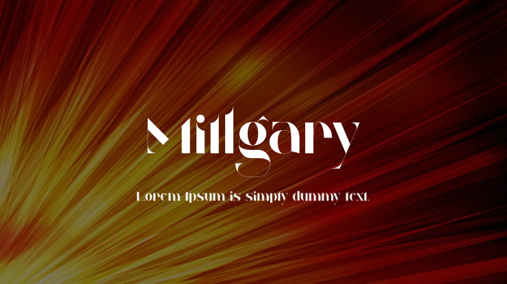 Millgary Font