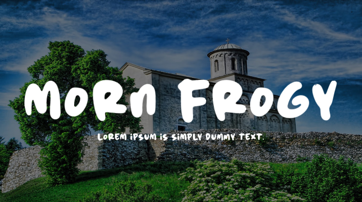 MORN FROGY Font