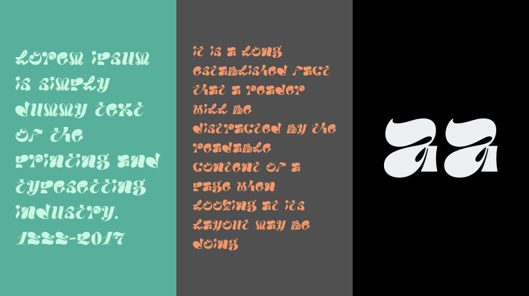 DT Random Display Font