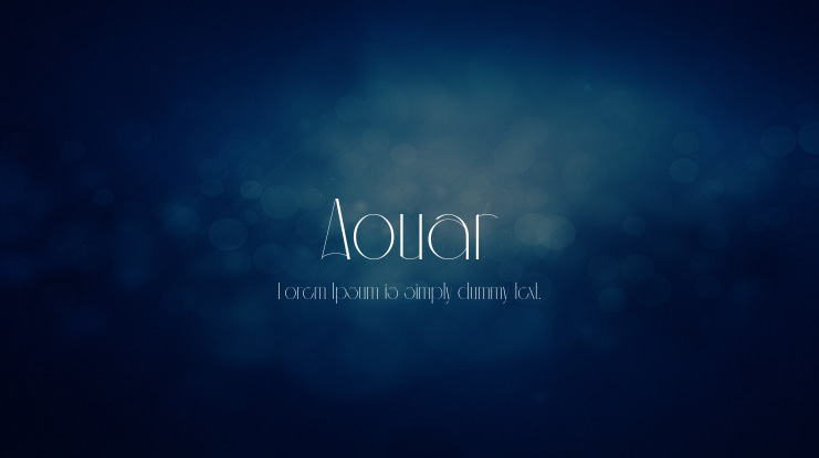 Aouar Font