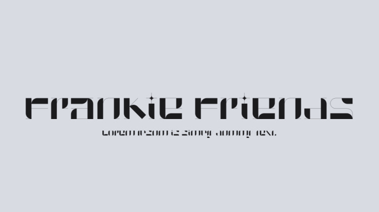 Frankie Friends Font