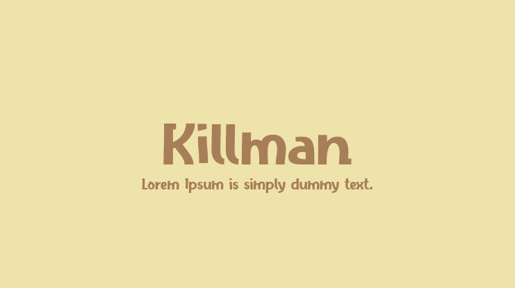 Killman Font