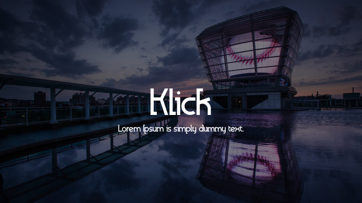 Klick Font