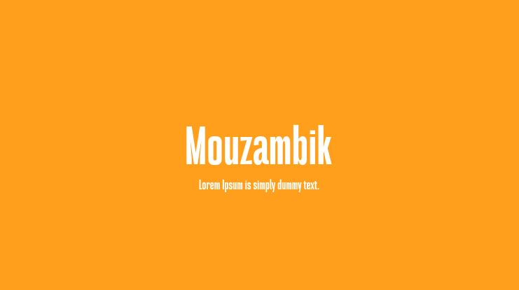 Mouzambik Font Family