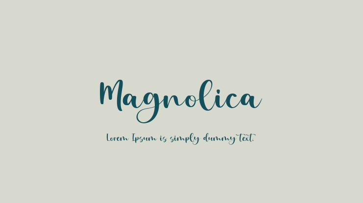 Magnolica Font