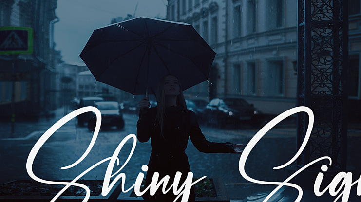 Shiny Sign Font