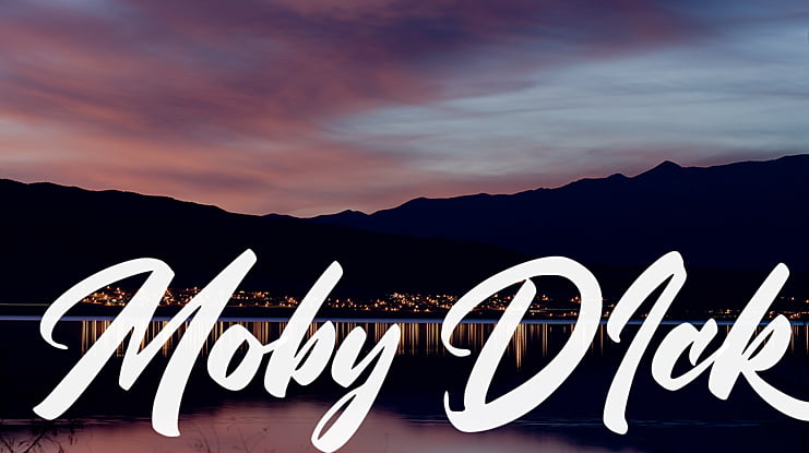Moby DIck Font