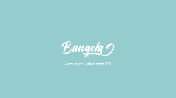Bangela Font