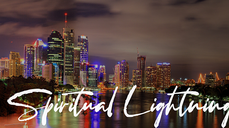 Spiritual Lightning Font