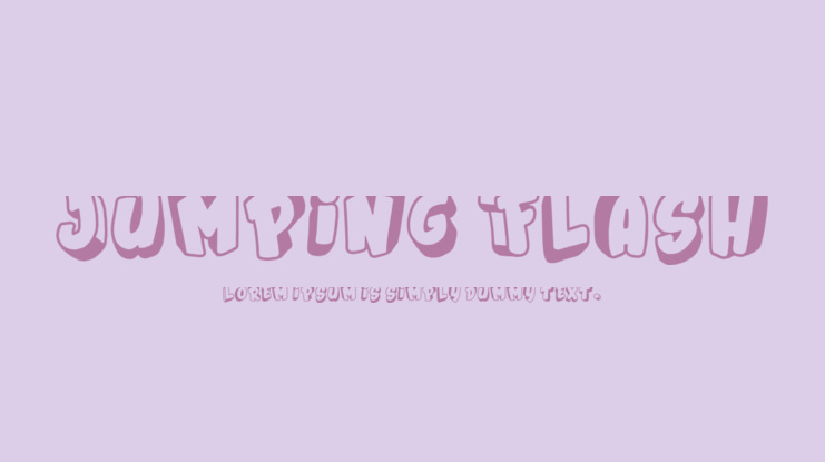 Jumping Flash Font