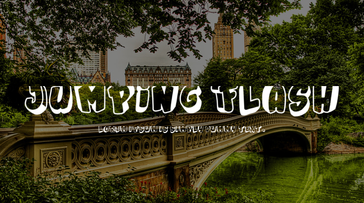 Jumping Flash Font
