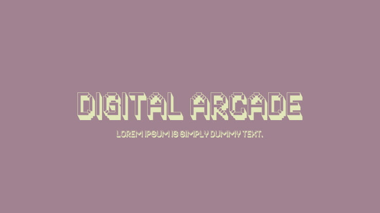 Digital Arcade Font