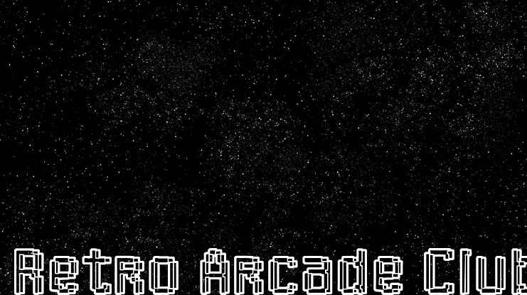 Retro Arcade Club Font