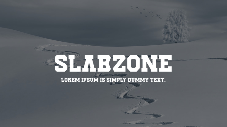 Slabzone Font