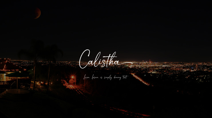 Calistha Font