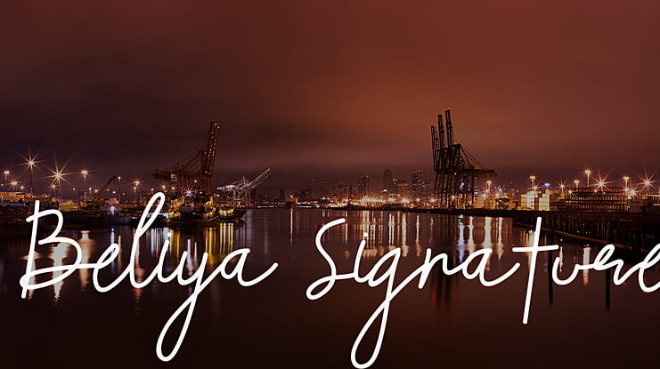 Beliya Signature Font