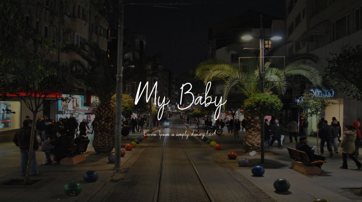 My Baby Font
