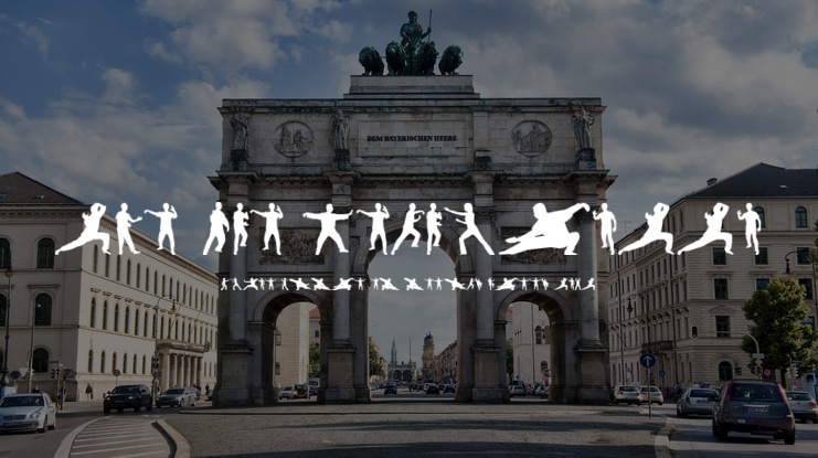 Tai-Chi Silhouette Font