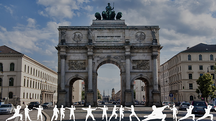 Tai-Chi Silhouette Font