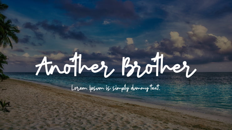 Another Brother Font