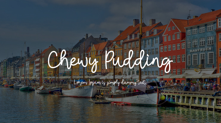 Chewy Pudding Font