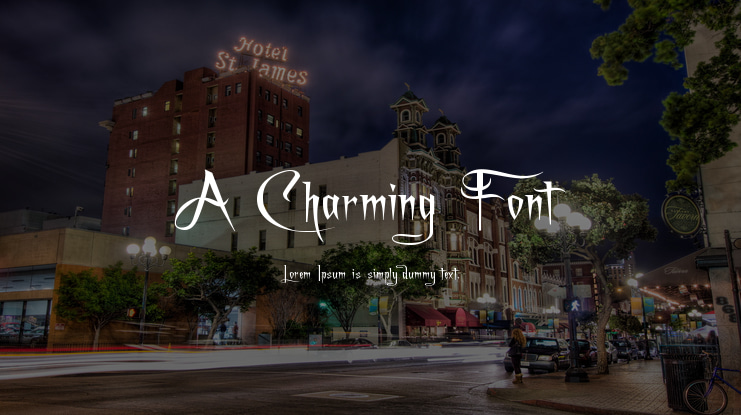 A Charming Font