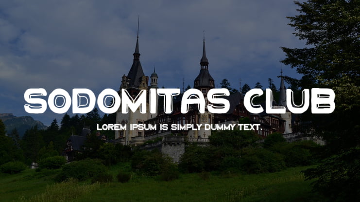 Sodomitas Club Font