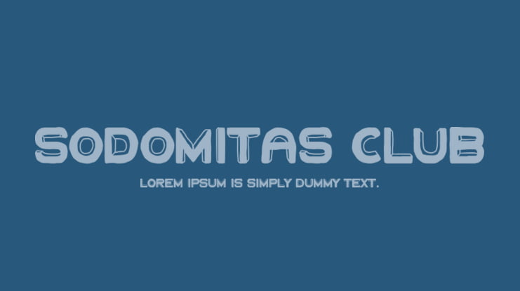Sodomitas Club Font