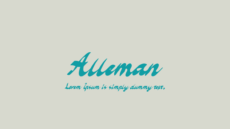 Alleman Font