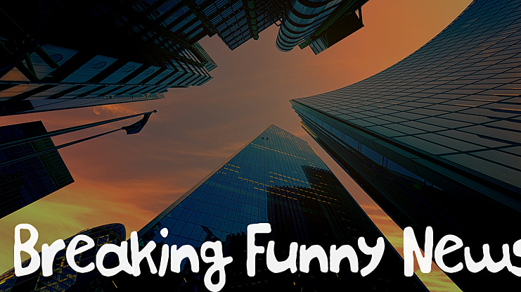 Breaking Funny News Font