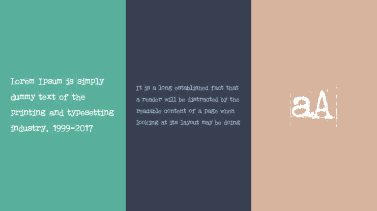 Punk Typewriter Font