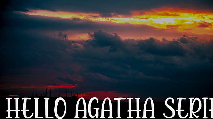 Hello Agatha Serif Font