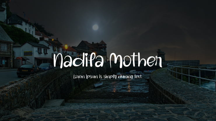 Nadila Mother Font