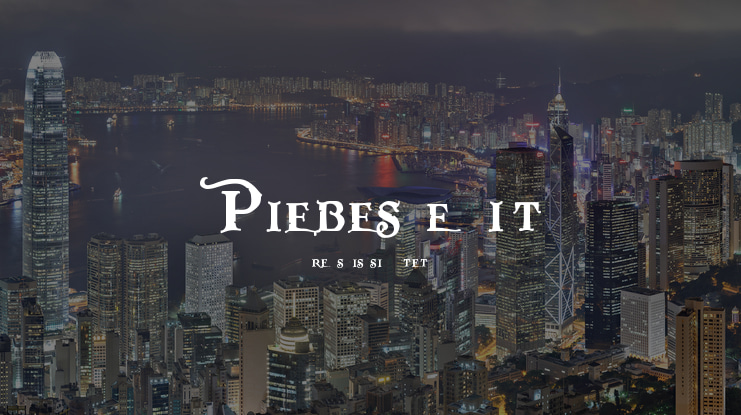 Pieces of Eight Font Family