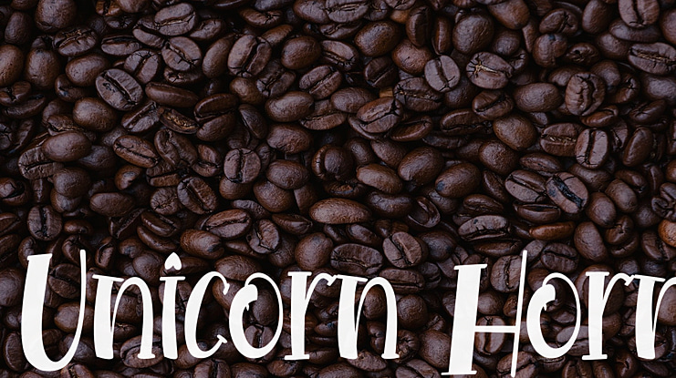 Unicorn Horn Font