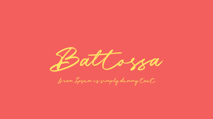 Battossa Font