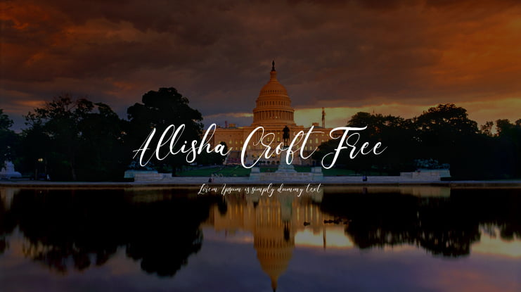 Allisha Croft Free Font