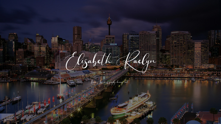 Elisabeth Raelyn Font