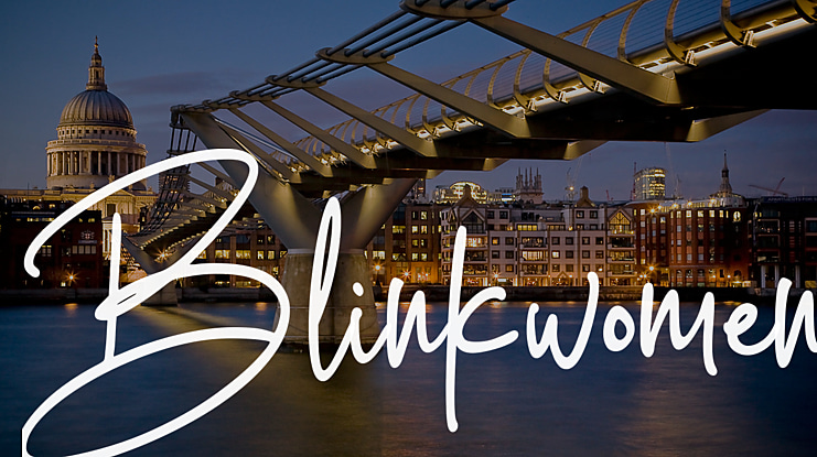 Blinkwomen Font